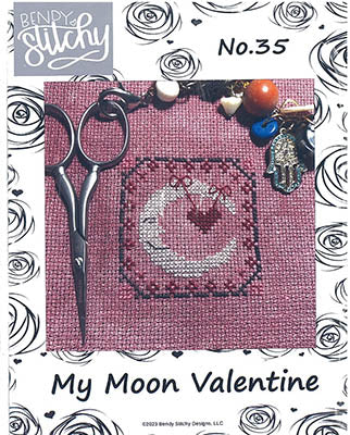My Moon Valentine - Bendy Stitchy Designs