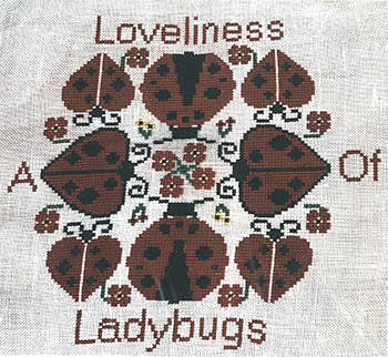 Loveliness Of Ladybugs - Salty Stitcher Designs