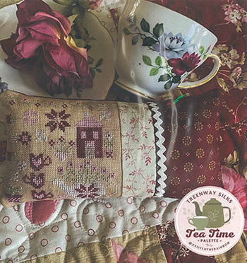Tea Garden Pin Pillow - Pansy Patch Quilts & Stitchery