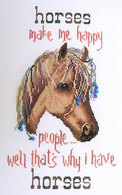Horses Make Me Happy - MarNic Designs