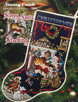 Sleepy Santa Stocking - Stoney Creek