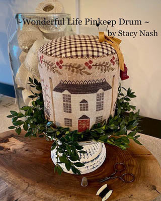 Wonderful Life Pinkeep Drum - Stacy Nash Primitives