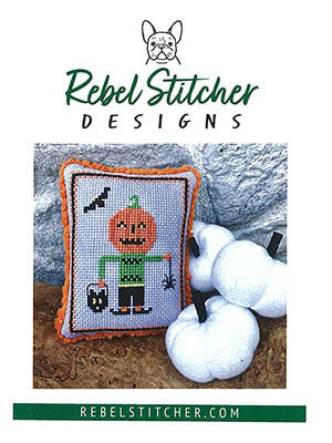 Trick or Treat (Pumpkin Man) - Rebel Stitcher Designs