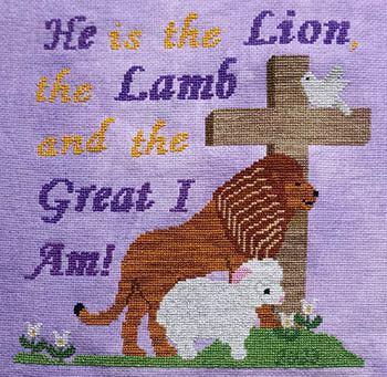 Lion, Lamb, I Am - Sister Lou Stitches