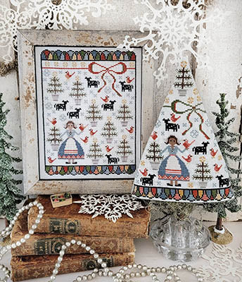 Eighth Day Of Christmas Sampler And Tree - Hello From Liz Matthews