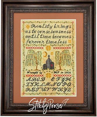 Forever Timeless Mourning Sampler - Stitchy Prose