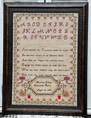 Elizabeth Horry 1830 - SamBrie Stitches Designs