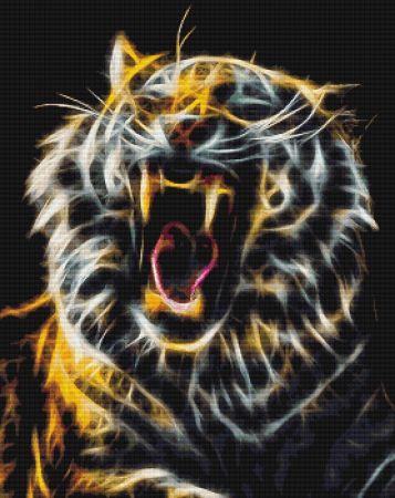 Fractalius Tiger Yawn by Andy Hoare - Paine Free Crafts