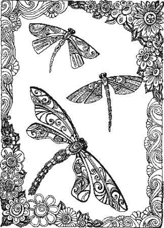 Dragonflies by Angela Porter - Paine Free Crafts