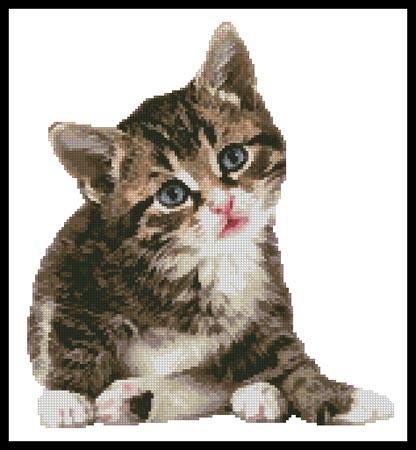 Cute Little Kitten - Artecy Cross Stitch