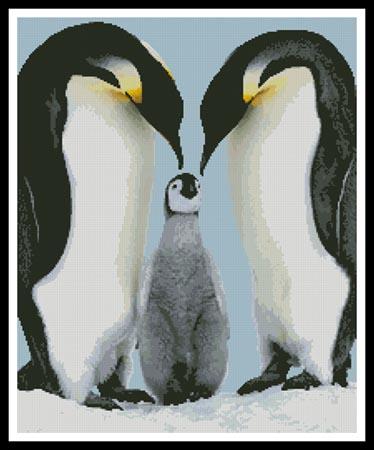 Penguin Parents - Artecy Cross Stitch
