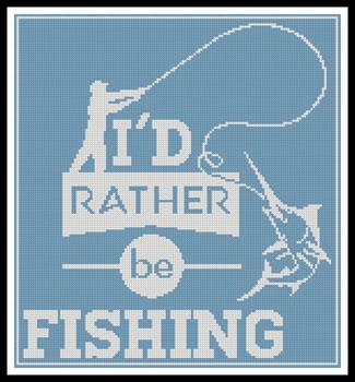 Fishing Quote 4 - Artecy Cross Stitch