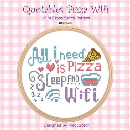 Quotables: Pizza Wifi - PinoyStitch