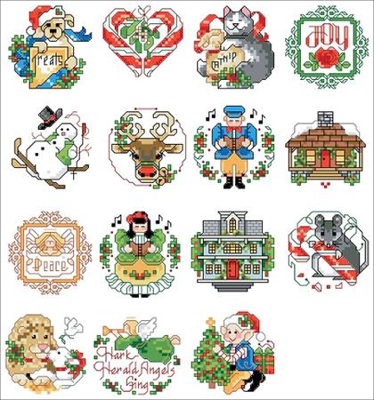 Lotsa Christmas Ornaments Set 2 - Kooler Design Studio