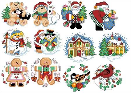 Holiday Favorites Ornaments - Kooler Design Studio