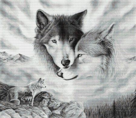 Wolf Mates by Jocarra - Paine Free Crafts