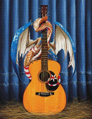 Country Music Dragon by Stanley Morrison - Paine Free Crafts