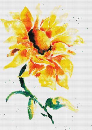 Sunflower by Delphine Sutherland - Paine Free Crafts