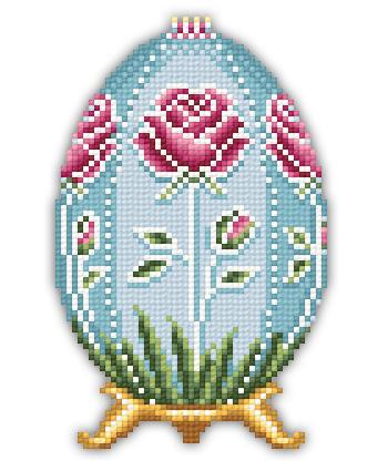 Rose Faberge Easter Egg - Solaria Gallery