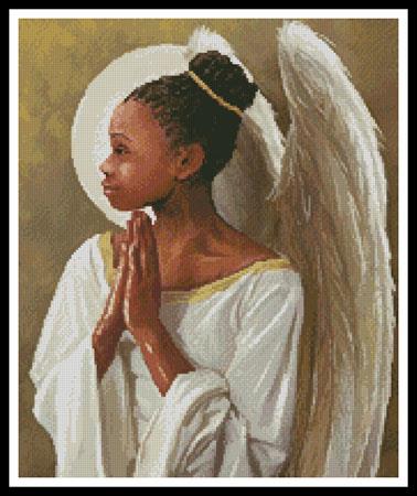 Beautiful Angel 1 (Crop) - Artecy Cross Stitch