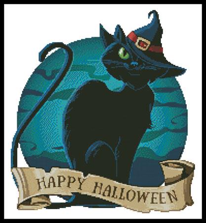 Halloween Cat - Artecy Cross Stitch