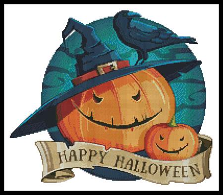 Halloween Pumpkins - Artecy Cross Stitch