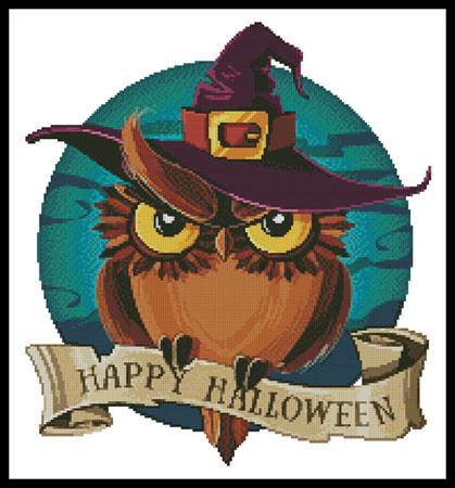 Halloween Owl - Artecy Cross Stitch