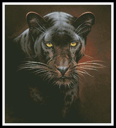 Black Panther Portrait - Artecy Cross Stitch