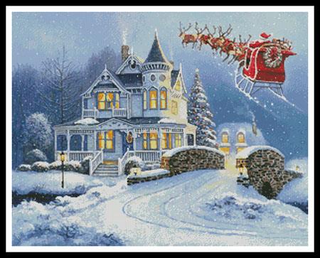Santa's Magic Sleigh Ride - Artecy Cross Stitch