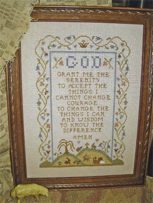 Serenity Prayer - Homespun Elegance