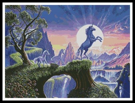 Unicorn Moon - Artecy Cross Stitch