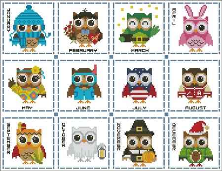 Hooties Year Round Minis #2 - PinoyStitch