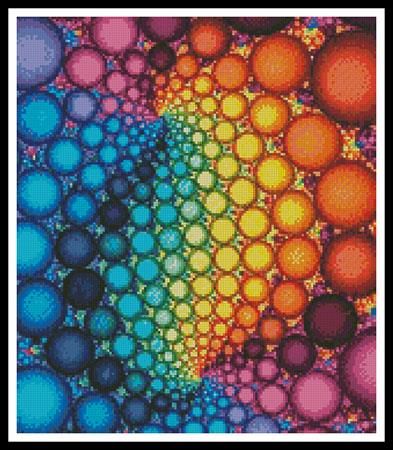 Fractal Bubbles (Crop) - Artecy Cross Stitch