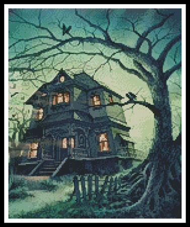 The Haunted House (Crop) - Artecy Cross Stitch