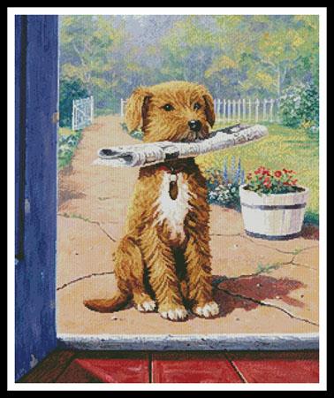The Newsboy - Artecy Cross Stitch