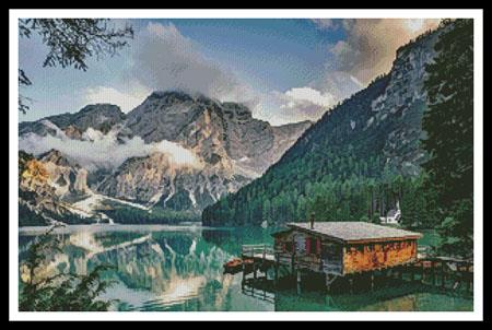 Pragser Wildsee, Italy - Artecy Cross Stitch