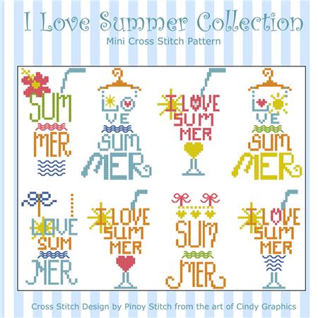 I Love Summer Collection - PinoyStitch