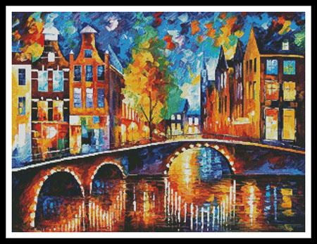 The Bridges Of Amsterdam - Artecy Cross Stitch