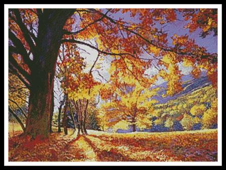 Sunlight Through The Trees - Artecy Cross Stitch