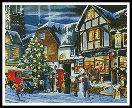 Market Square (Crop 2) - Artecy Cross Stitch