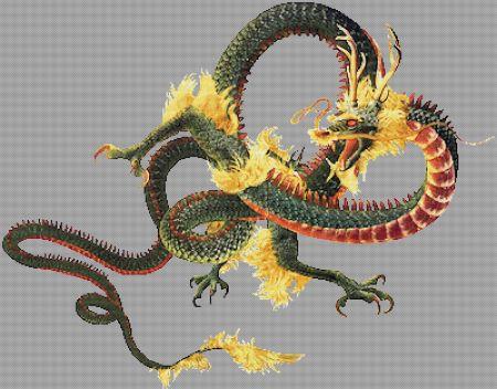 Chinese Dragon 1 by Ico Ahyicodae - Paine Free Crafts