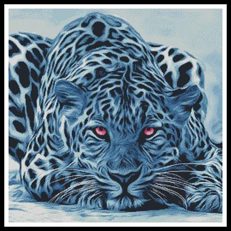 Blue Leopard - Artecy Cross Stitch