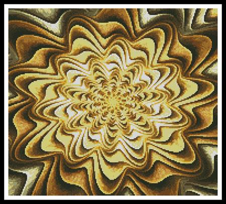 Fractal Abstract (Crop) - Artecy Cross Stitch