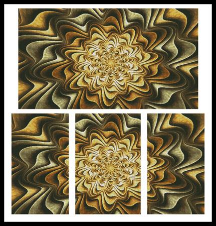 Fractal Abstract (Large) - Artecy Cross Stitch
