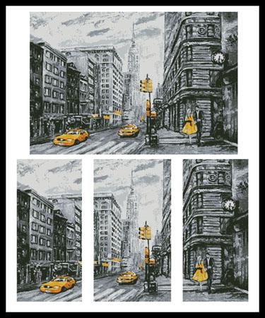 New York Abstract - Artecy Cross Stitch
