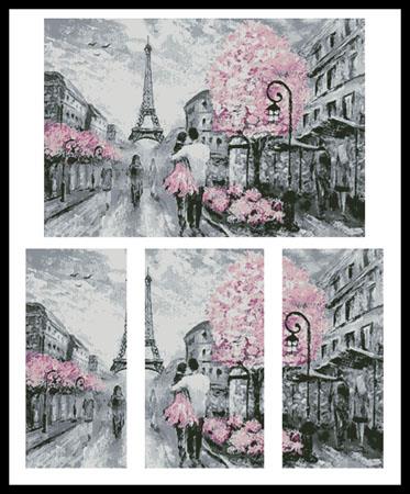 Paris Abstract - Artecy Cross Stitch