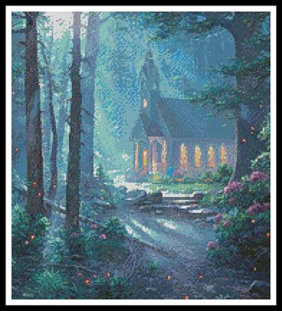 Summer Chapel (Crop) - Artecy Cross Stitch