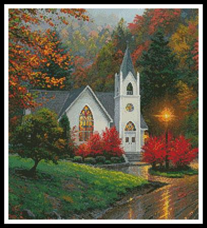 Autumn Chapel (Crop) - Artecy Cross Stitch