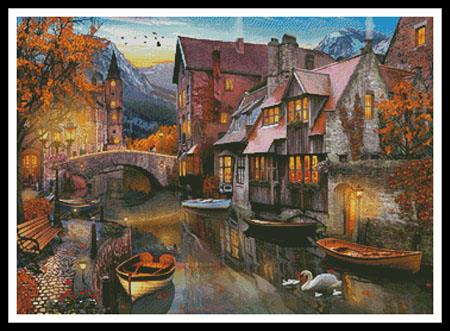Canal Home - Artecy Cross Stitch