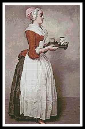 The Chocolate Girl - Artecy Cross Stitch